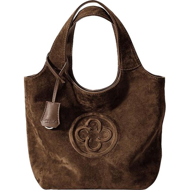 卡思乐手提包女2025羊皮绒毛感小众轻奢托特包