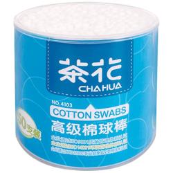 茶花 一次性双头棉签掏耳朵棉棒化妆卸妆棉签家用消毒涂碘伏棉花签