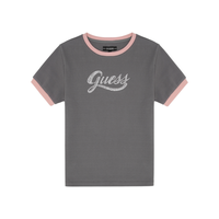 GUESS 百搭经典版型简约圆领T恤-W4PP95K2Q40