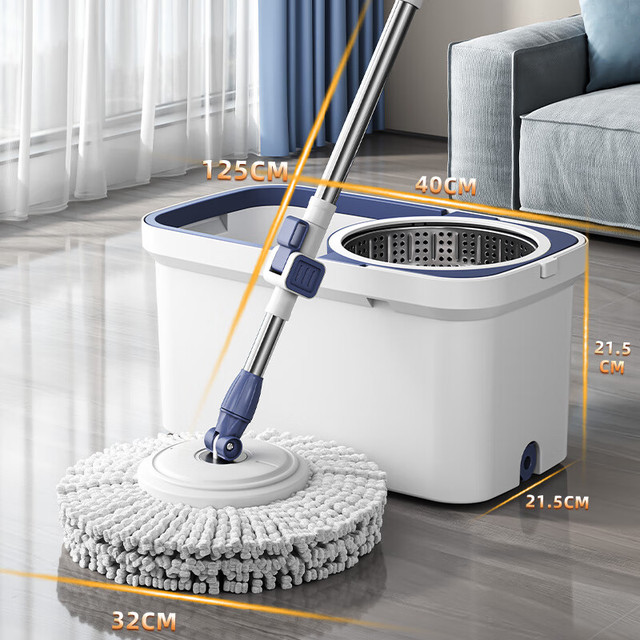 有券的上：太太乐 旋转拖把家用一拖净免手洗吸水拖布懒人