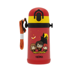 THERMOS 膳魔师 儿童保温杯316L不锈钢杯宝宝吸管杯可斜挎水杯
