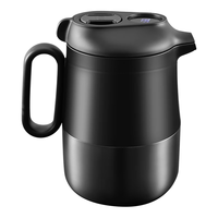 艾曼格（IMOGY）德国艾曼格焖茶壶家用保温壶陶瓷内胆白茶闷泡壶泡茶壶热水瓶黑色 黑色1.6L 温显+陶瓷内胆