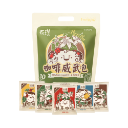 永璞 挂耳咖啡速溶无糖浓缩焙炒咖啡豆云南威武包混合装10g*30包