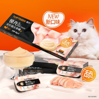 国家补贴、今日必买：Toptrees 领先 鸡肉味主食猫罐头 无谷无胶慕斯质地 85g*24罐