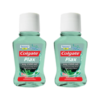 Colgate 高露洁 竹炭薄荷漱口水便携随身装小瓶出差旅游含漱液清新口气口腔异味臭 20mlx2瓶装