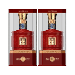 丰谷 酒王经典10浓香型白酒52度500ml*2瓶宴请送礼