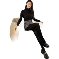 欧迪芬丝袜女薄款光腿连裤袜微压显瘦美肤美腿打底裤袜120D 2黑 黑色 连脚 2双 均码 120D（适合5°~15°）