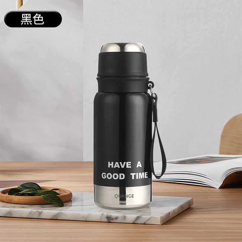  QUANGE/全格 茶水分离 316保温杯 茶水分离泡茶杯  4.0款 星空黑 580mL 一盖两用
