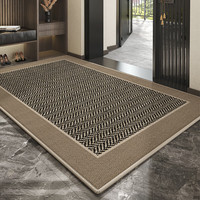 布迪思进门垫子地垫红色喜庆蹭土蹭灰户外入户门玄关吸水防滑大尺寸可定 云澶【水晶绒】 40*60CM