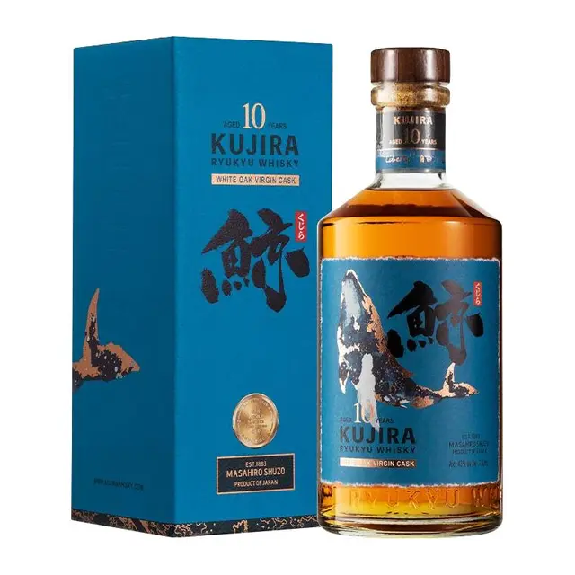 KUJIRA 鲸 鲸琉球威士忌10年700ml*1瓶