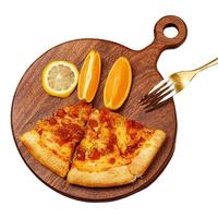 玛格途乌檀木切水果板菜板实木家用迷你儿童辅食菜板宿舍砧板烘焙披萨盘 圆形大号水果板【乌檀木】