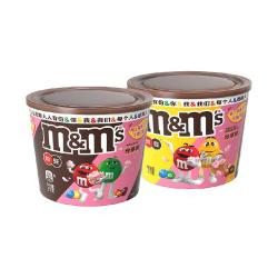 m&m's MMS牛奶&混合夹心巧克力豆270g×2桶装