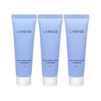 LANEIGE 兰芝 洁面乳洗面奶净澈多效洁颜膏50ml*3支中样四合一
