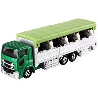 TAKARA TOMY 多美 卡合金小汽车模型男玩具139号长款奶牛家畜运输车798323