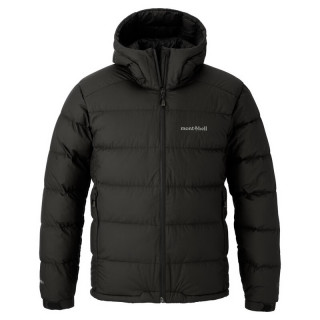 mont·bell羽绒服男800蓬鹅绒科技面料防风防雪徒步旅行保暖连帽外套1101713 BK黑色 M