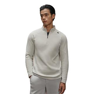 HOTSUIT后秀暖柔绒长袖运动t恤男2023新加绒秋高领上衣男抗菌保暖防静电 【男款】空灵灰 2XL