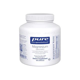  pure encapsulations 高吸收 甘氨酸镁补充剂  180粒/瓶 0.186kg 瓶装