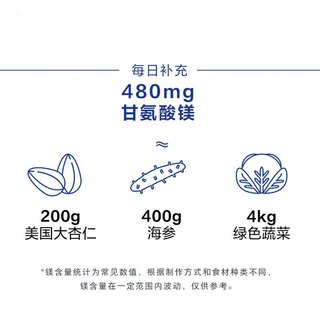  pure encapsulations 高吸收 甘氨酸镁补充剂  180粒/瓶 0.186kg 瓶装