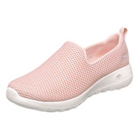 斯凯奇（Skechers）一脚蹬健步鞋子女款软底减震休闲运动网面鞋15600 女款/桃粉色/PCH 女款37.5