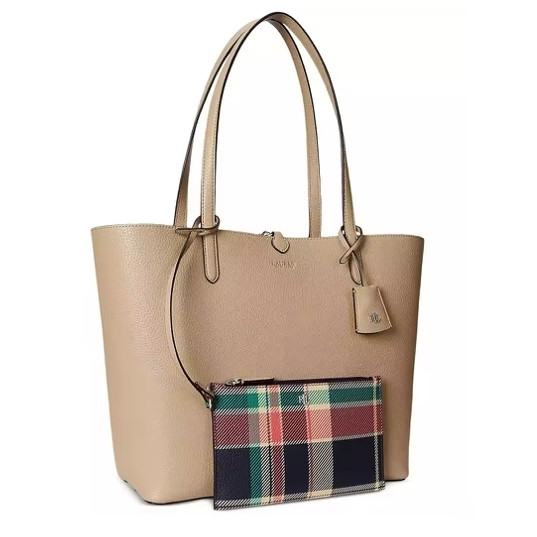 今日必买、限新用户：RALPH LAUREN 拉夫劳伦 女士 大号双面设计托特包