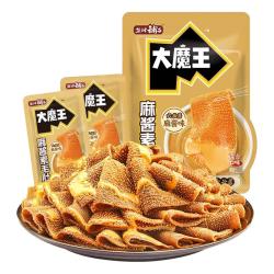 盐津铺子 大魔王 素毛肚 魔芋爽 火锅小吃零食解馋 六必居1350g(约150包)