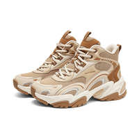 斯凯奇 【加绒保暖】女鞋冬鞋高帮鞋运动休闲鞋舒适百搭绑带轻质