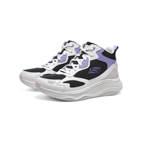 斯凯奇 出清【D'LUX缓震大底】女鞋高帮运动休闲鞋跑步女靴回弹秋冬