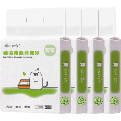 啦咔咔 猫砂豆腐猫砂膨润土混合猫砂猫咪用品 清茶混合猫砂20