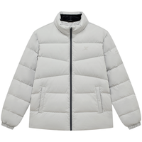 特步 男子运动羽绒服户外秋冬保暖加绒加厚时尚百搭羽绒服