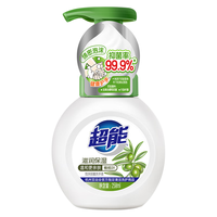 超能 橄榄叶滋润保湿泡沫抑菌洗手液 258ml