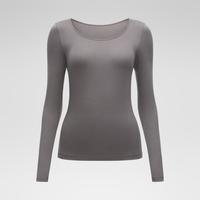 蕉内 热皮301+女士肌底衣保暖圆领打底芭蕾领内衣秋衣