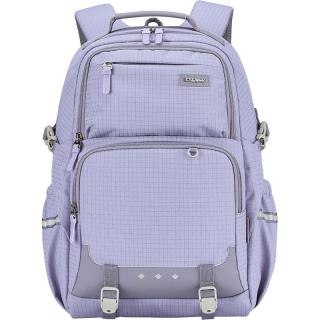 PLUS会员：卡拉羊 五维减负中学生书包 薰衣草紫 中号