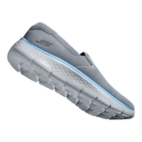 斯凯奇Skechers轻量缓震运动健步鞋一脚蹬反皮毛保暖216497 GRY 41 