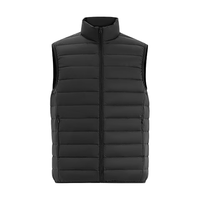 雪中飞 SNOWFLYING秋冬男式轻薄羽绒服马甲基础男士短款羽绒秋马甲 火山灰|8193 180/100A