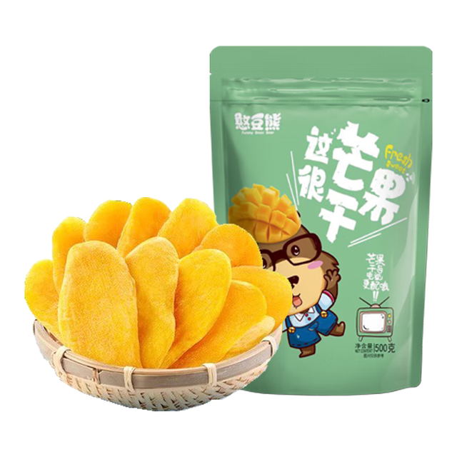 憨豆熊 袋装芒果干500g