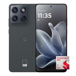 摩托罗拉 X70 Air 超轻薄直屏 12GB+256GB 凌灰 5G手机