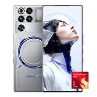 努比亚 红魔11 Pro+ 风冷水冷手机 第五代 骁龙8至尊版 7500mAh 红魔游戏电竞手机 氘锋透明银翼16GB+512GB