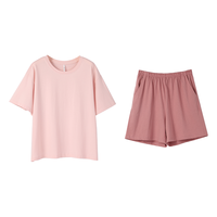 【100%棉 柔软亲肤】可外穿睡衣女春夏套头宽松家居服套装