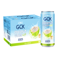 27000 GCK纯椰子水NFC果汁椰汁电解质饮料320ml*12瓶