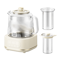 WORLD KITCHEN/康宁 全玻璃恒温 养生壶+茶漏+炖盅 1.2L