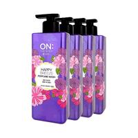 THE FACE SHOP 韩国LG ONTHEBODY安宝笛甜蜜恋爱香氛沐浴露500g*4留香女