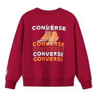 匡威 童装男童卫衣2025秋季复古潮流学院风中大童时尚休闲上衣