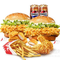 KFC 肯德基 双堡双人餐 7件套
