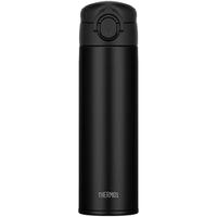 THERMOS 膳魔师 日本THERMOS膳魔师保温杯不锈钢车载便携直饮杯子男女磨砂质感水杯JOK-500 BK洗碗机可以用