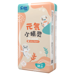 茵茵 元気小精灵婴儿纸尿裤超薄透气宝宝尿不湿M56片