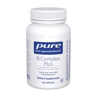 PURE 综合维生素B族 B-Complex Plus60粒 pure倍宜 桥本90天 美国原装 120粒 维生素B族