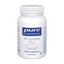 PURE 综合维生素B族 B-Complex Plus60粒 pure倍宜 桥本90天 美国原装 120粒 维生素B族