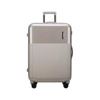 Samsonite 新秀丽 拉杆箱女行李箱男 时尚轻盈旅行密码箱 飞机万向轮登机箱 DK7 卡其色 20英寸