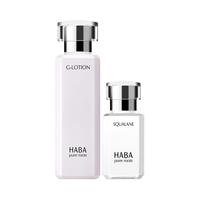 HABA 进口润泽柔肤水G露化妆水180ml+鲨烷精纯美容油组合