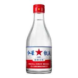 红星 甑流 泡药用酒 65%vol 清香型白酒 2000ml 单瓶装